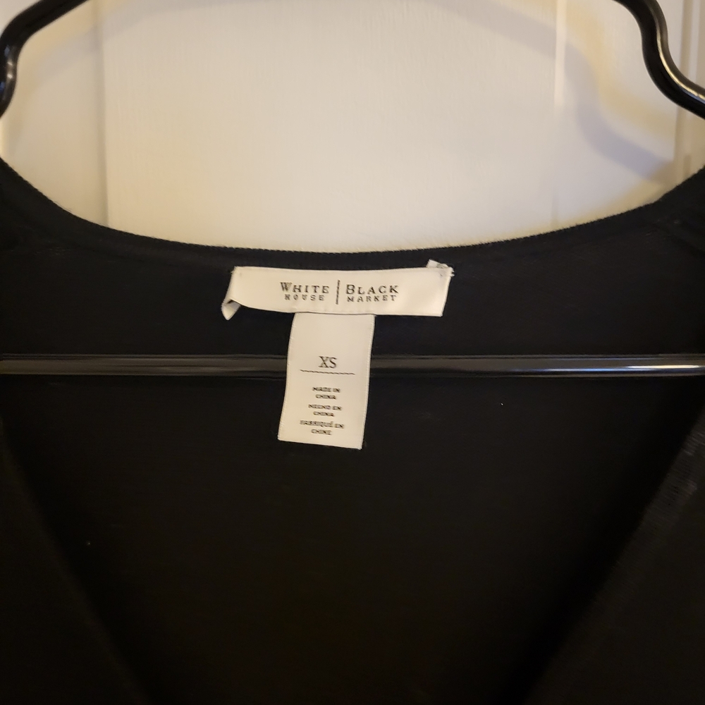 White House Black Market Black Sweater